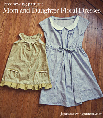 Free floral dress sewing pattern Pinterest